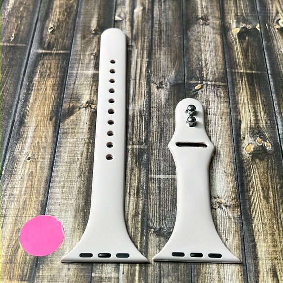 5for$10 Skinny 42mm/42mm M/L Adjustable Apple Watch Bands Milk Pink NWT - Picture 5 of 5